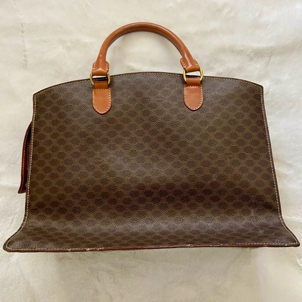 Celine Vintage Macadam Top Handle Handbag - Picture 3 of 16